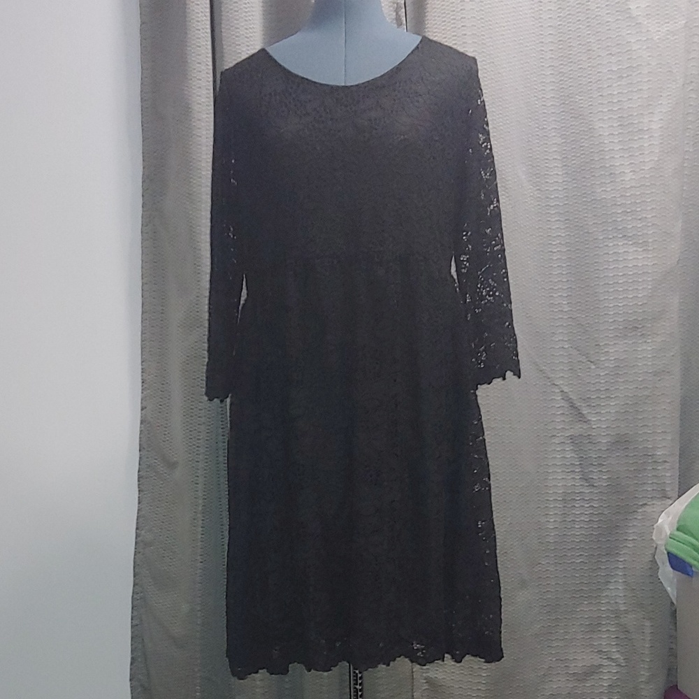 NWT Black Lace Dress